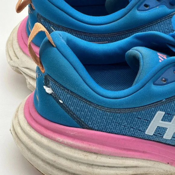 Hoka One One W Bondi 8 Women’s Size 8B 1127954 CSAA coastal Sky Running Shoes - Picture 5 of 12